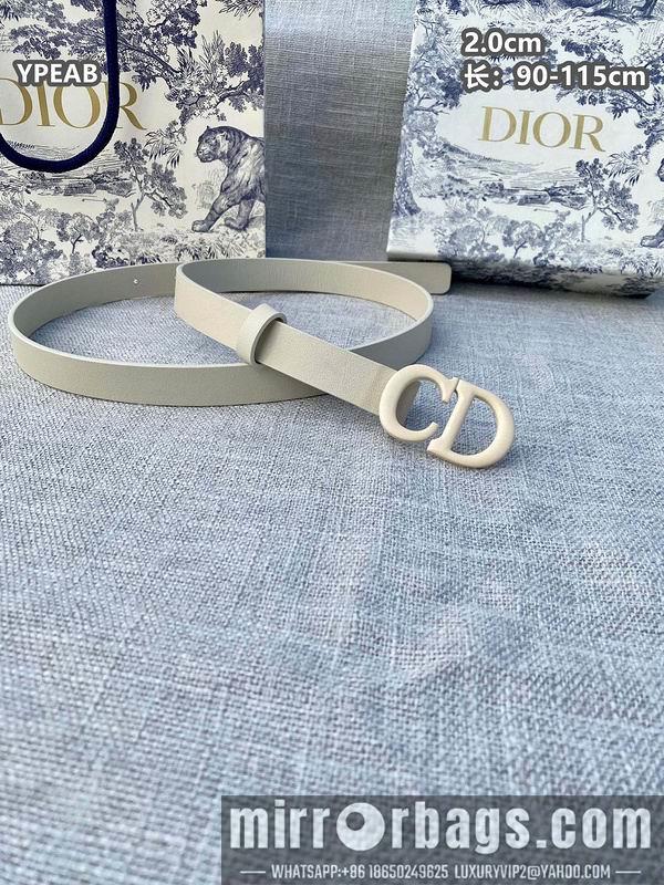 Replica Dior belt 20mmX90-115cm 8L23