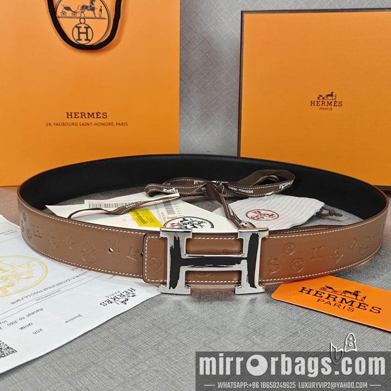 Replica Hermes belt 38mmX90-125cm lb04