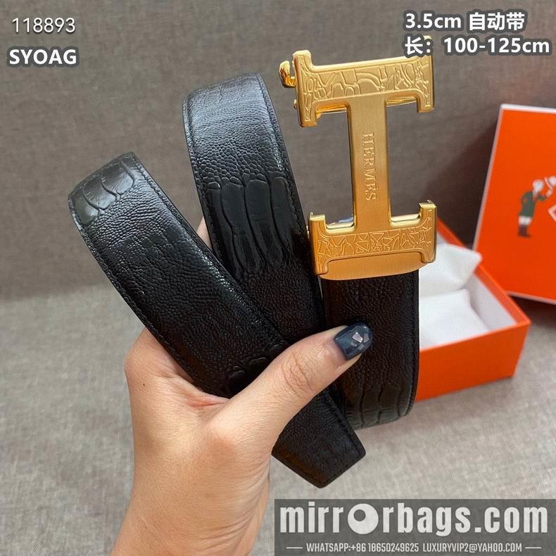 Replica Hermes belt自动带 35mmX100-125cm 8L010801