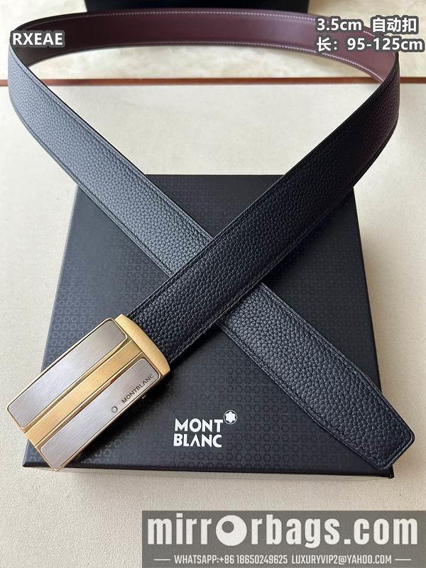 Replica Montlanc belt 35mmX100-125cm 8L78