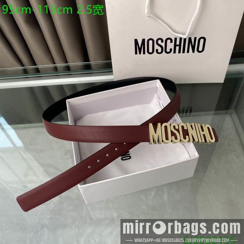 Replica Moschino belt 25mmX95-115cm 7D