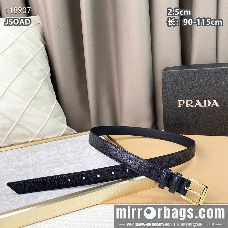 Replica Prada belt 25mmX90-115cm 8L040802