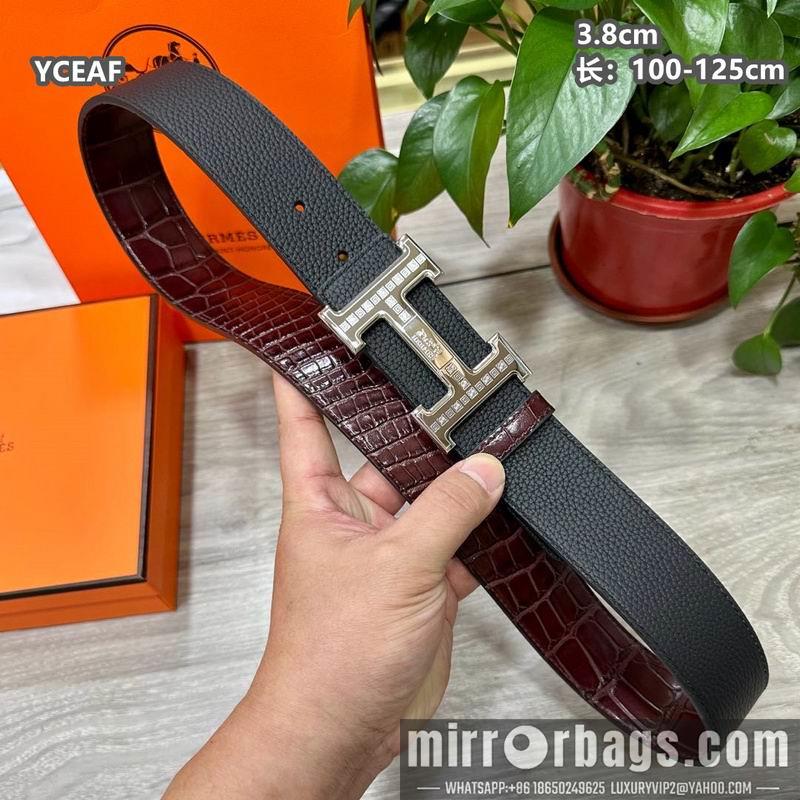 Replica Hermes belt 38mmX100-125cm 8L60