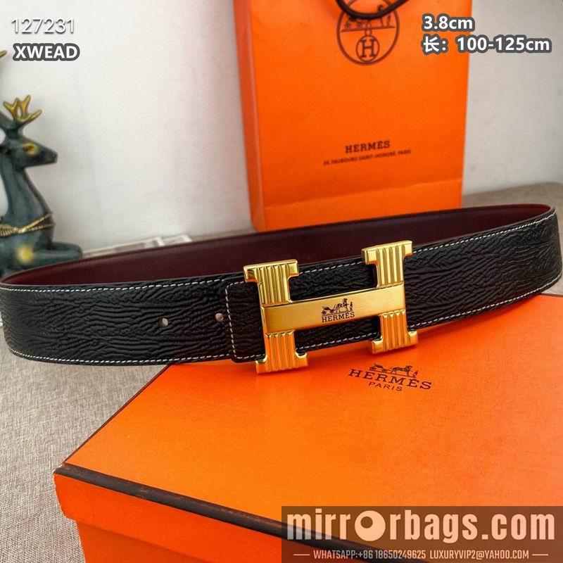 Replica Hermes belt 38mmX100-125cm 8L54