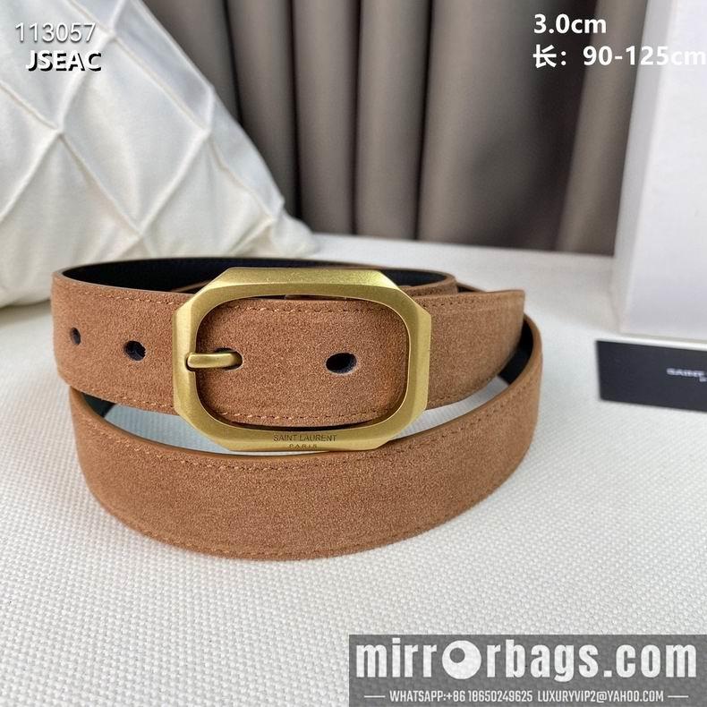 Replica YSL belt 30mmX90-125cm 8L03