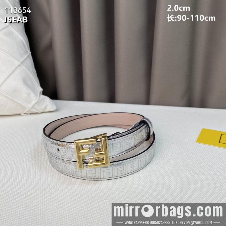 Replica Fendi Belt 20mmX90-110cm 8L08