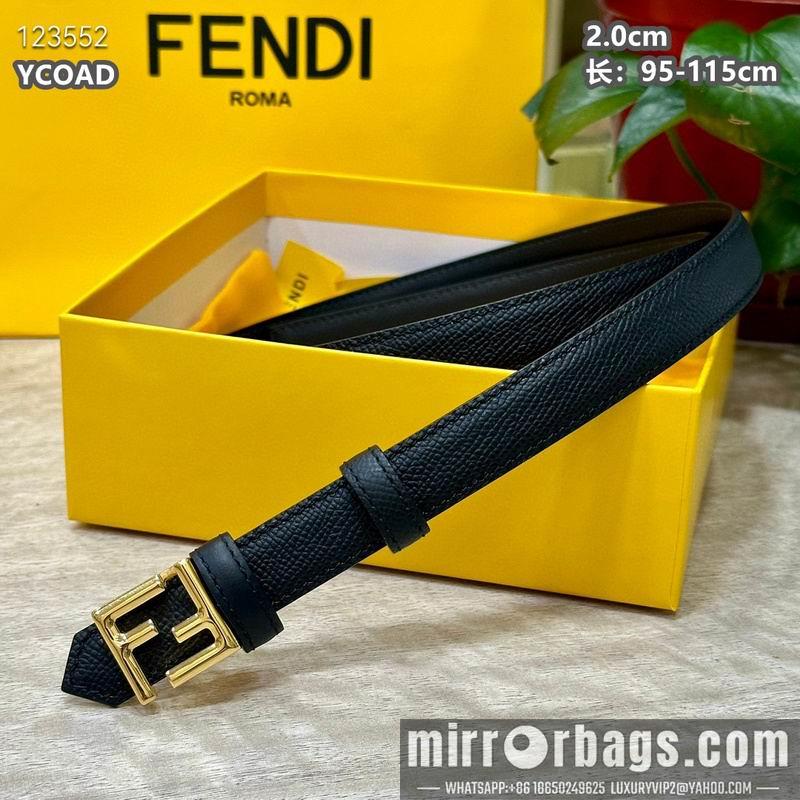 Replica Fendi belt 20mmX95-115cm 8L16