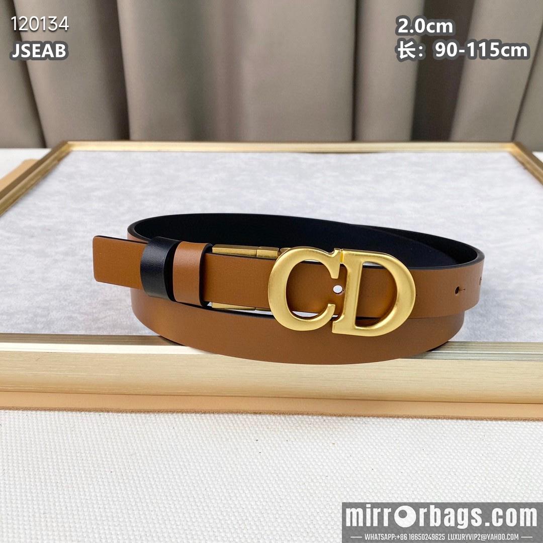 Replica Dior belt 20mmX90-115cm 8L072001