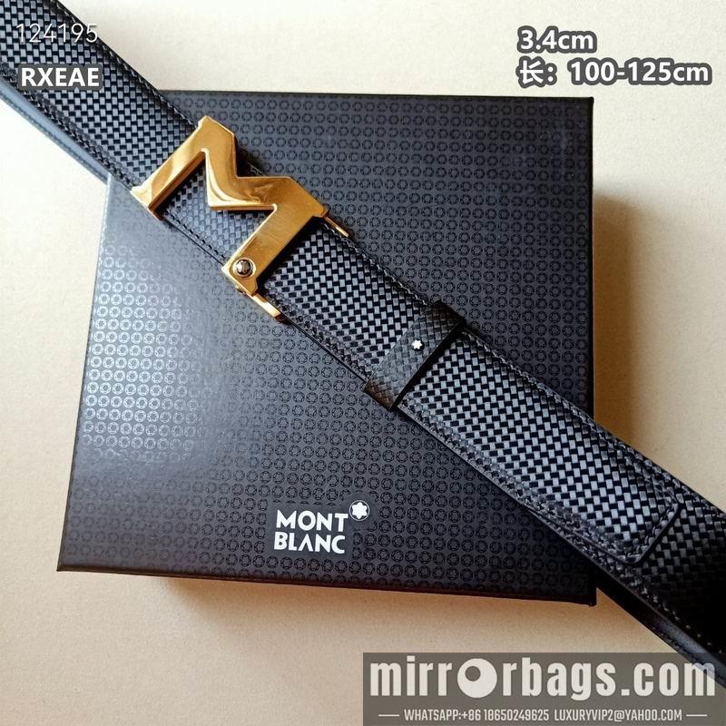 Replica Montlanc belt 34mmX100-125cm 8L15