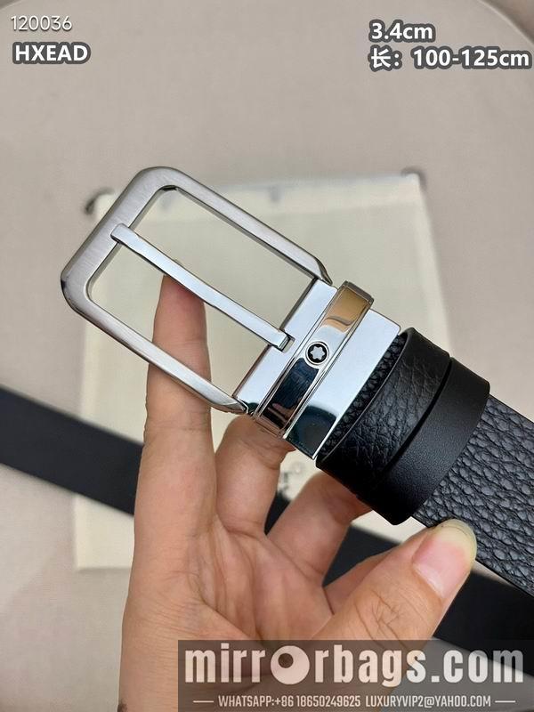 Replica Montblanc belt 34mmX100-125cm 8L03