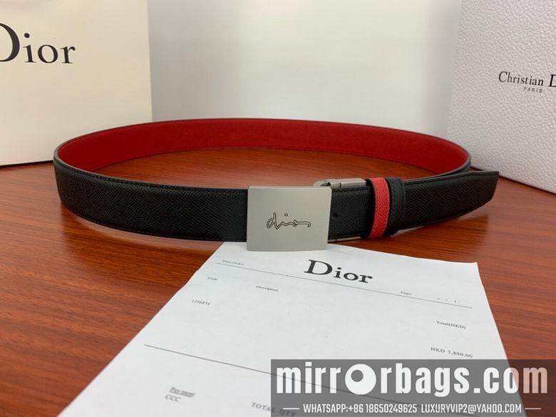 Replica Dior Belt 34mmX95-125cm 7D20