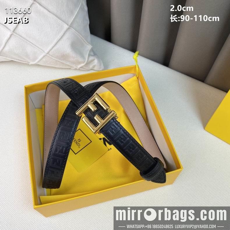 Replica Fendi Belt 20mmX90-110cm 8L08