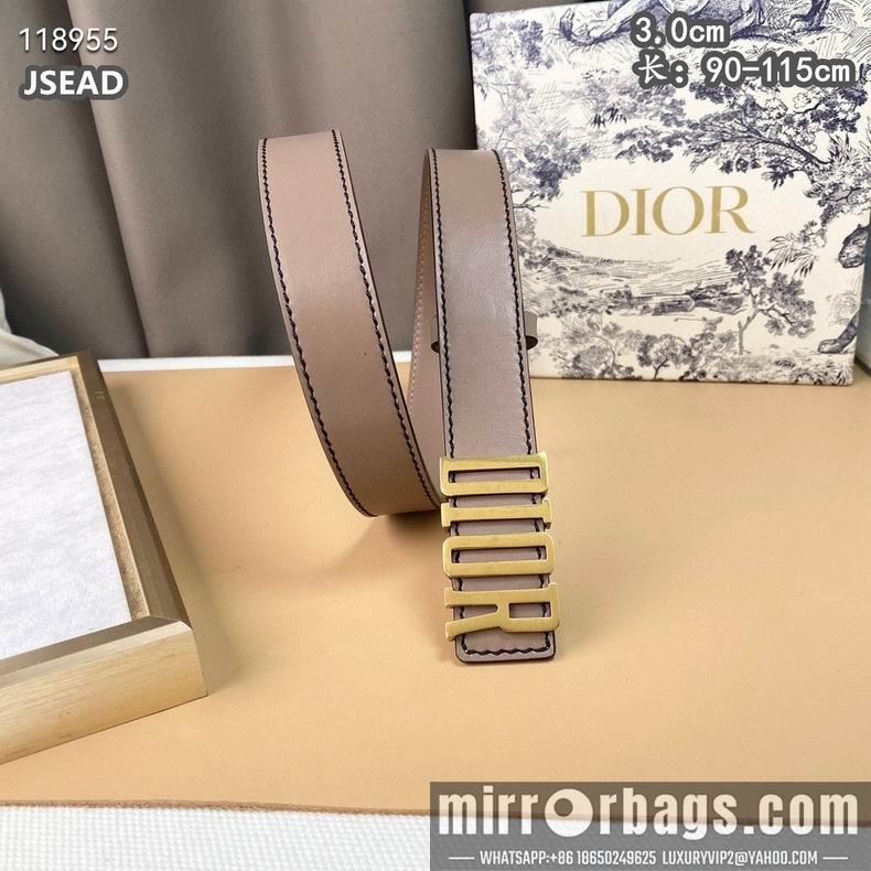 Replica Dior belt 30mmX90-115cm 8L12