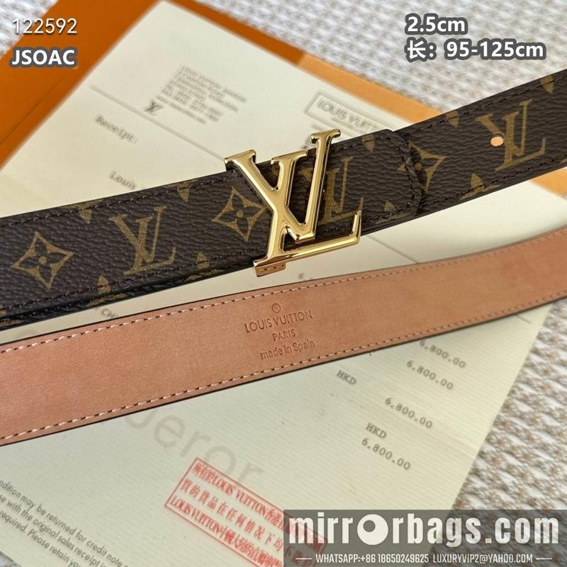 Replica LV belt 25mmX95-125cm 8L17