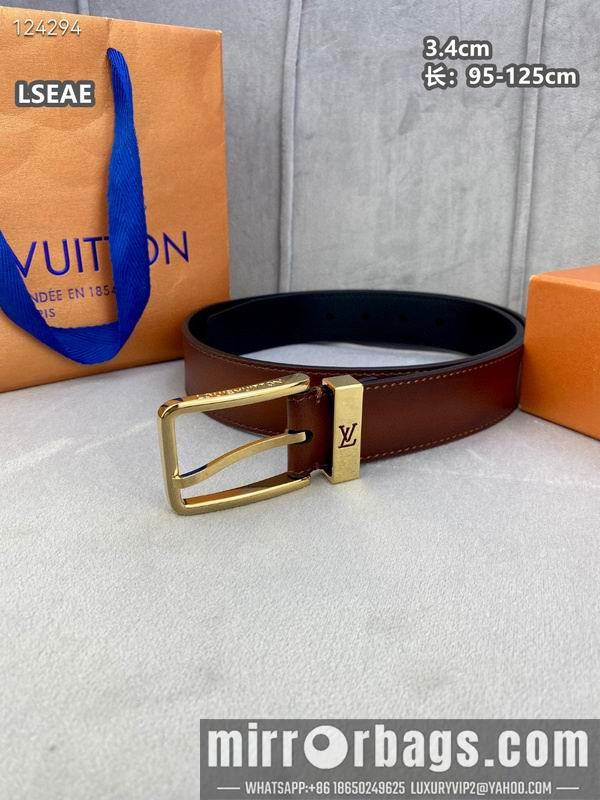 Replica LV belt 34mmX95-125cm 8L27