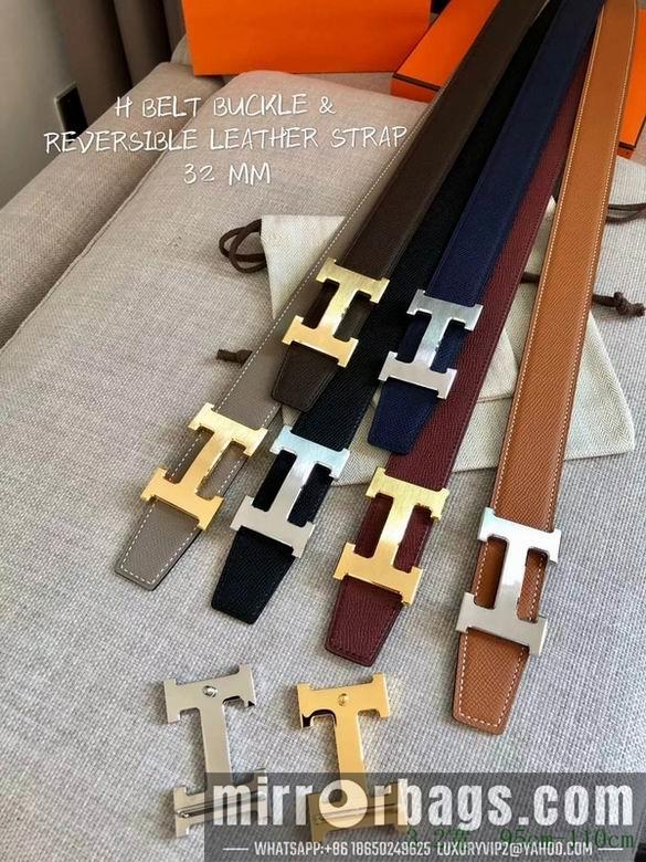 Replica Hermes Belt 32mmX95-110cm 7D20