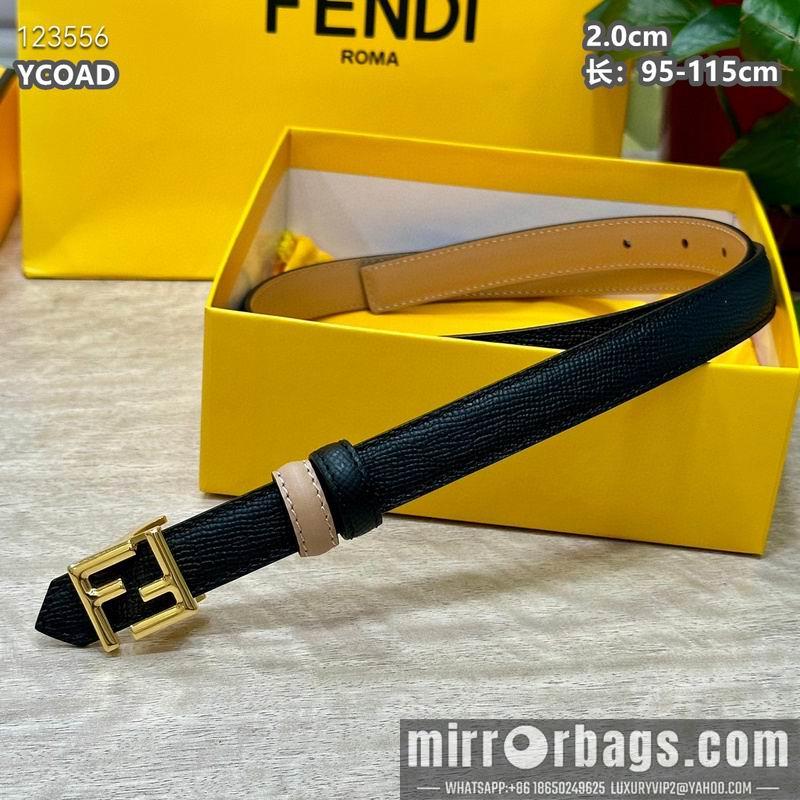 Replica Fendi belt 20mmX95-115cm 8L16