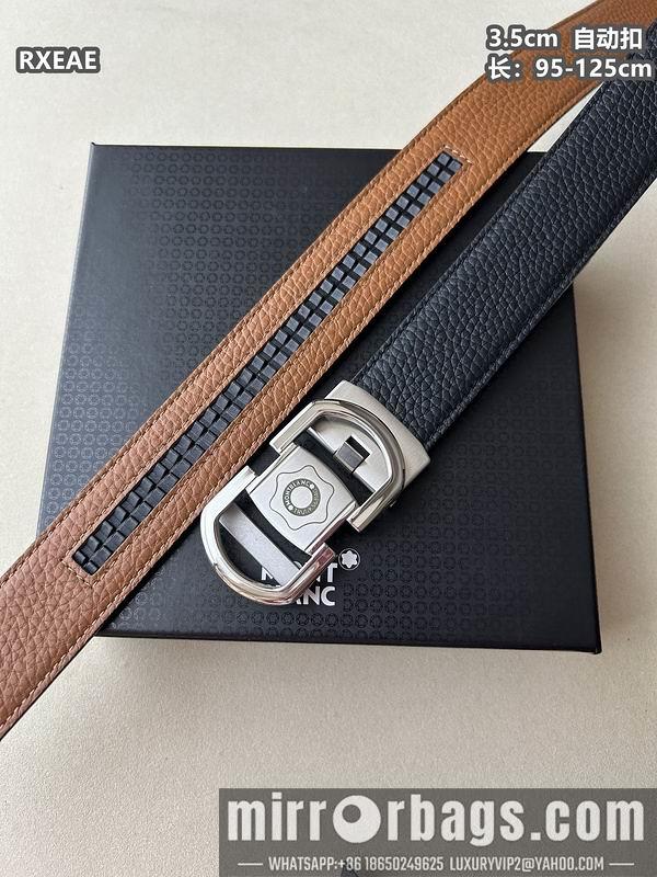 Replica Montlanc belt 35mmX100-125cm 8L73