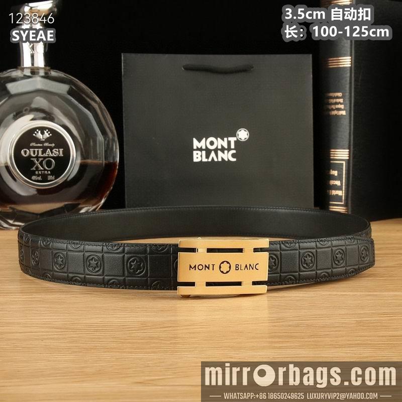 Replica Montlanc belt 35mmX100-125cm 8L55