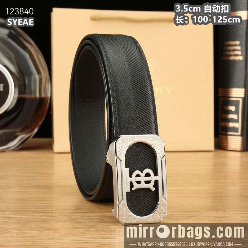 Replica Burberry belt 35mmX100-125cm 8L77