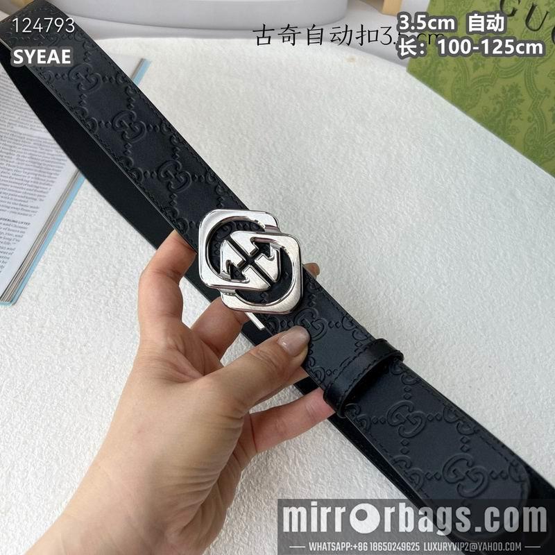 Replica Gucci belt 35mmX100-125cm 8L15