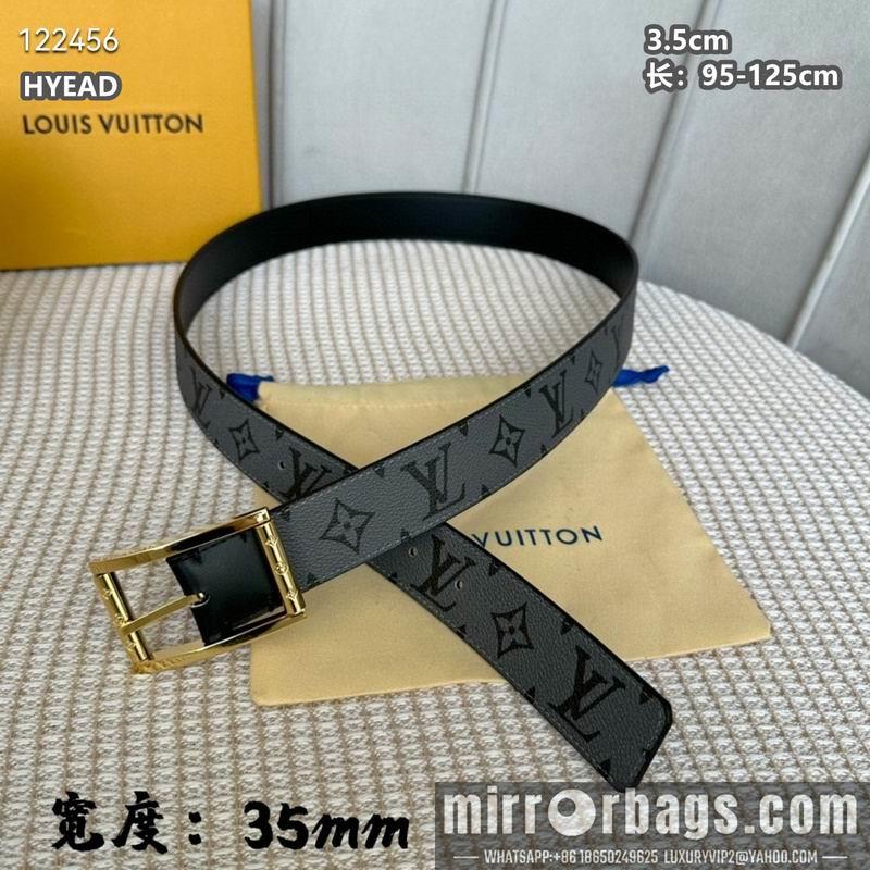Replica LV belt 35mmX95-125cm 8L32