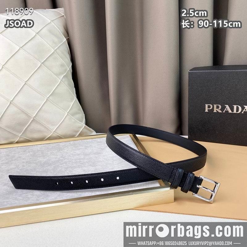Replica Prada belt 25mmX90-115cm 8L040802