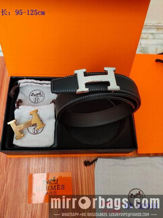 Replica Hermes Belt 32mm 双扣95-125cm 8L01