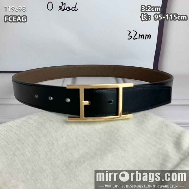 Replica Hermes belt 32mmX95-115cm 8L040802
