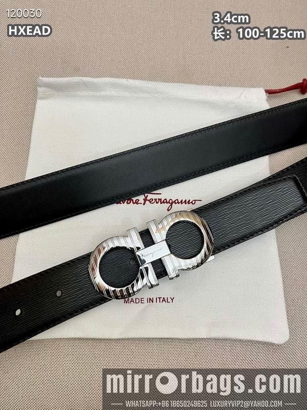 Replica Ferragamo belt 34mmX100-125cm 8L03
