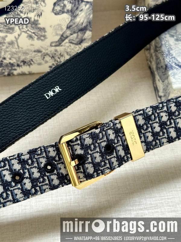 Replica Dior belt 35mmX95-125cm 8L31