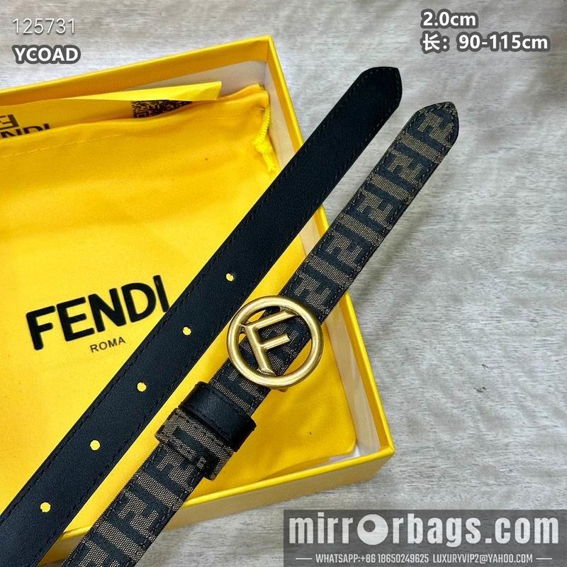 Replica Fendi belt 20mmX90-115cm 8L18