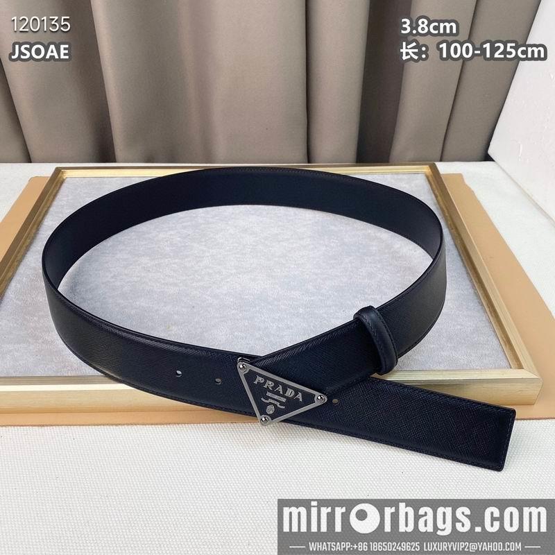 Replica Prada belt 38mmX100-125cm 8L072001