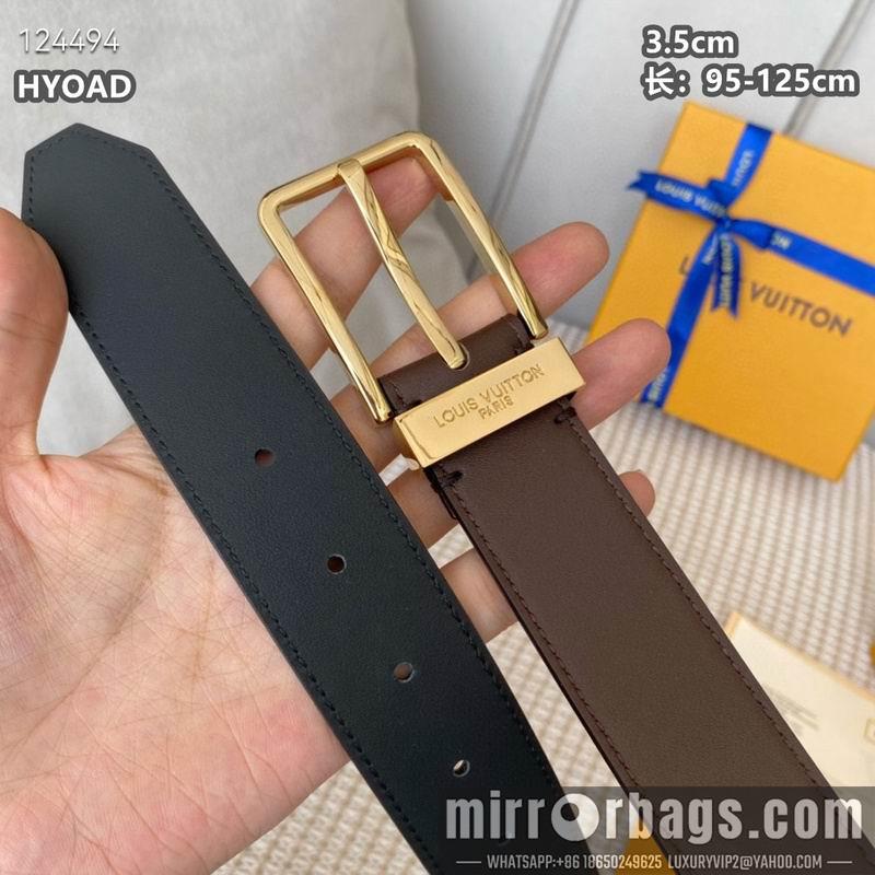 Replica LV belt 35mmX95-125cm 8L13