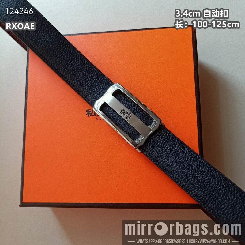 Replica Hermes belt 34mmX100-125cm 8L08