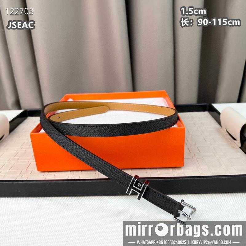 Replica Hermes belt 15mmX90-115cm 8L04