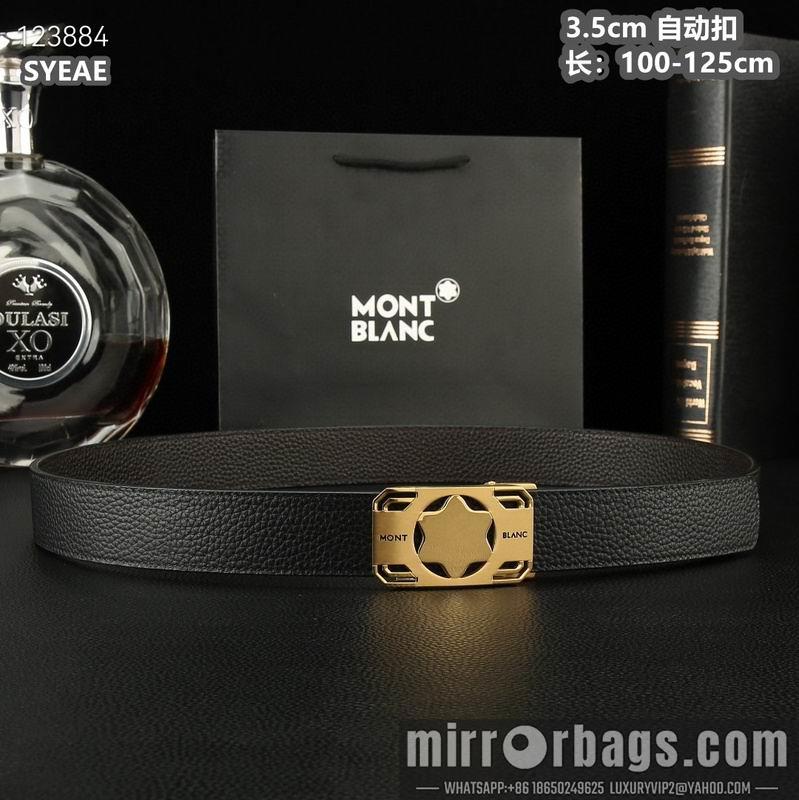 Replica Montlanc belt 35mmX100-125cm 8L43