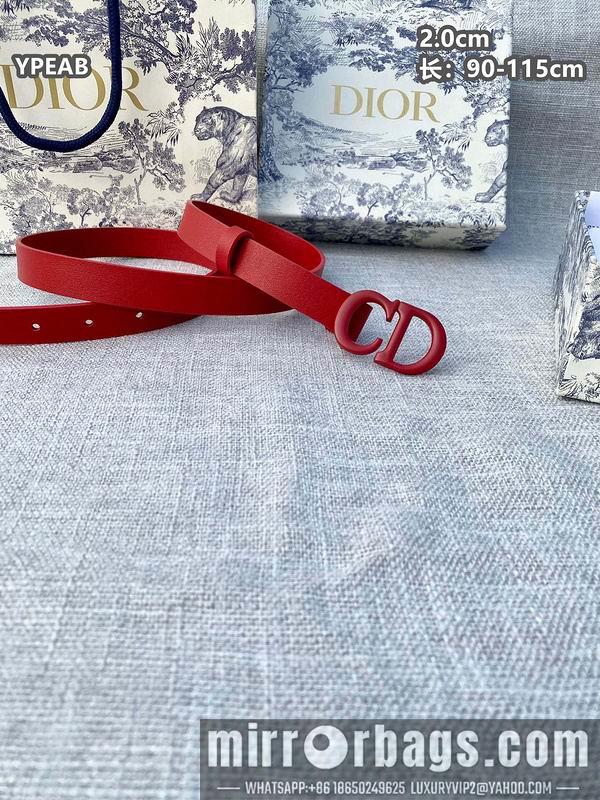 Replica Dior belt 20mmX90-115cm 8L23
