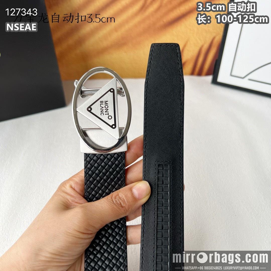 Replica Montblanc belt 35mmX100-125cm 8L66