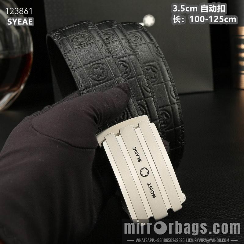 Replica Montlanc belt 35mmX100-125cm 8L49