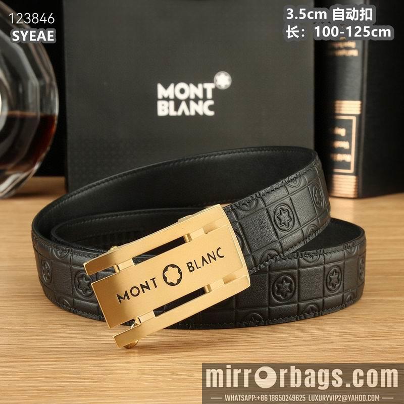 Replica Montlanc belt 35mmX100-125cm 8L55