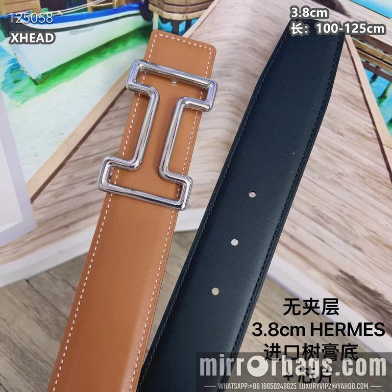 Replica Hermes belt 38mmX100-125cm 8L07