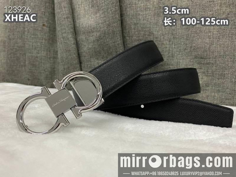 Replica Ferragamo belt 35mmX100-125cm 8L44