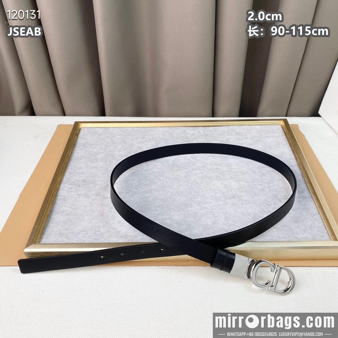 Replica Dior belt 20mmX90-115cm 8L072001