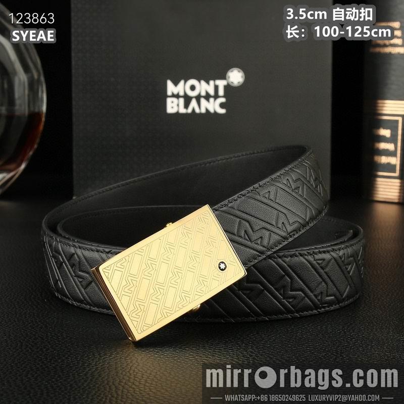 Replica Montlanc belt 35mmX100-125cm 8L47