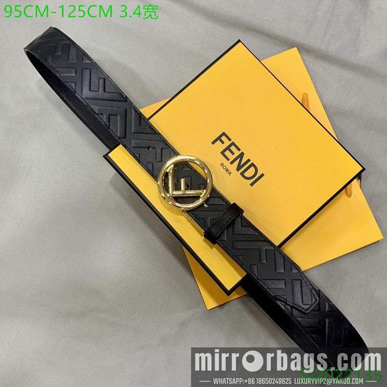 Replica Fendi Belt 34mmX95-125cm 7D07