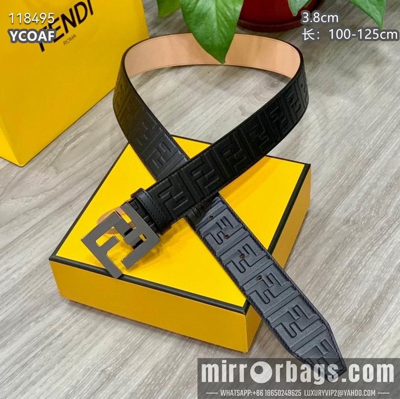 Replica Fendi belt 38mmX100-125cm 8L02
