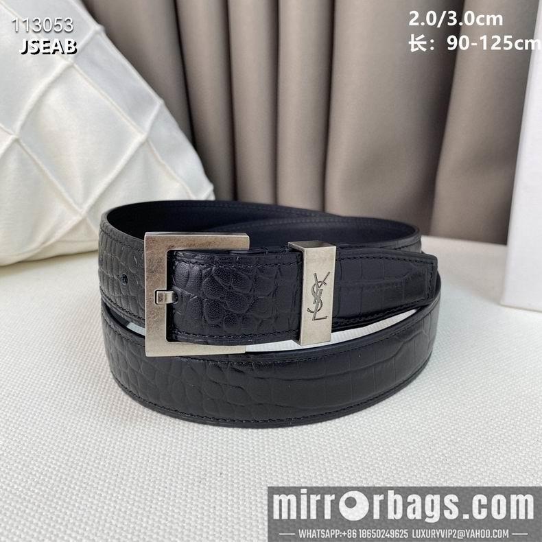 Replica YSL belt 20 30mmX90-125cm 8L02