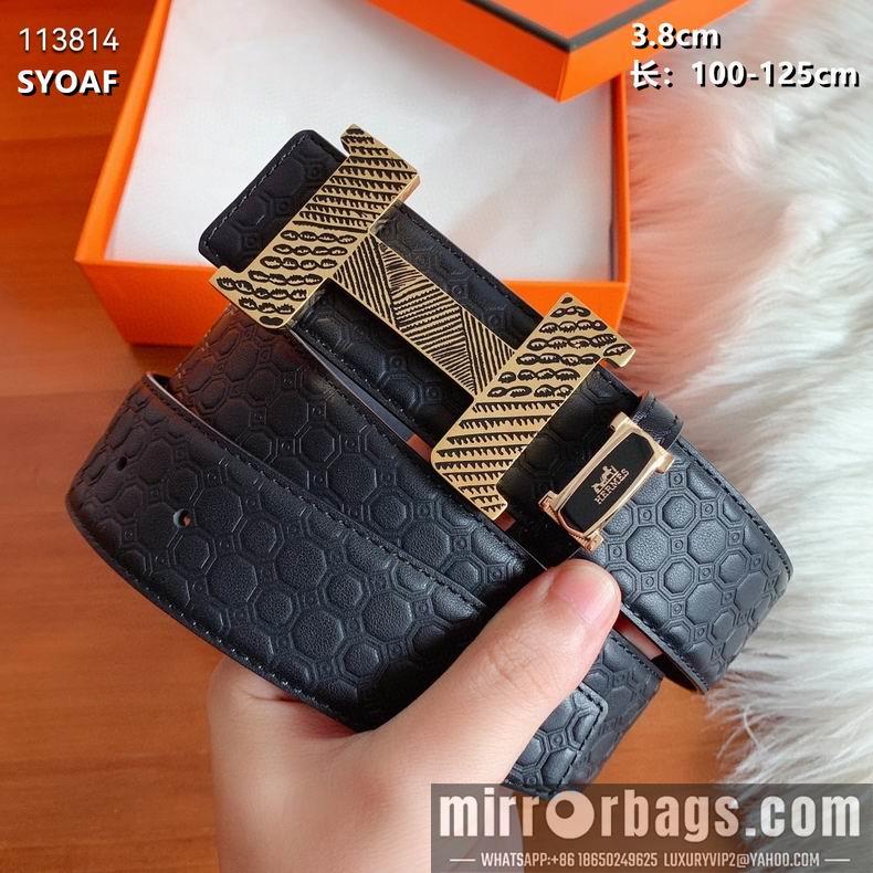 Replica Hermes belt 38mmX100-125cm 8L082510