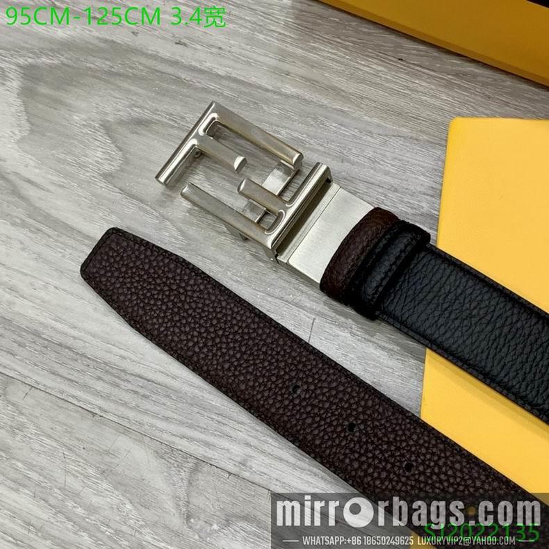 Replica Fendi Belt 34mmX95-125cm 7D04